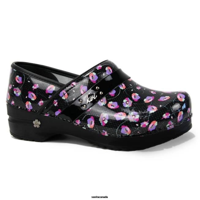 Women Dotted Poppies Multicolor Sanita Shoes 446P23