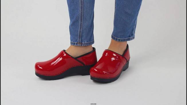 Women Pro. Patent Red Sanita Shoes 446P106